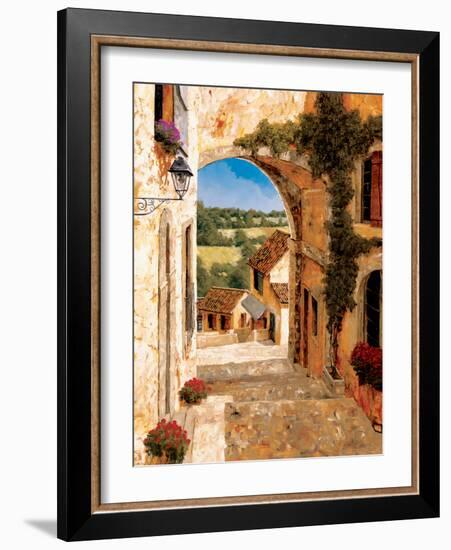 Going Down to the Village-Gilles Archambault-Framed Art Print