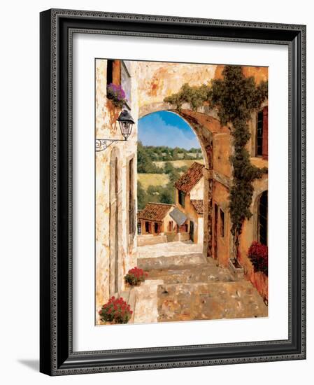 Going Down to the Village-Gilles Archambault-Framed Art Print