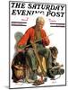 "Going Fishing," Saturday Evening Post Cover, May 3, 1930-J.F. Kernan-Mounted Giclee Print