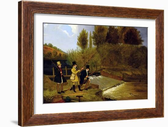 Going Fishing-James Pollard-Framed Art Print