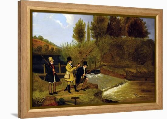 Going Fishing-James Pollard-Framed Stretched Canvas