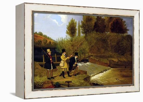 Going Fishing-James Pollard-Framed Stretched Canvas