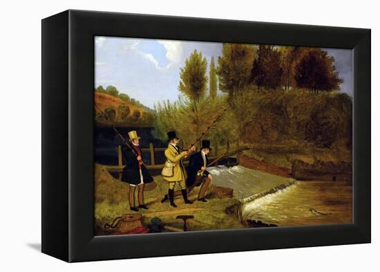 Going Fishing-James Pollard-Framed Stretched Canvas