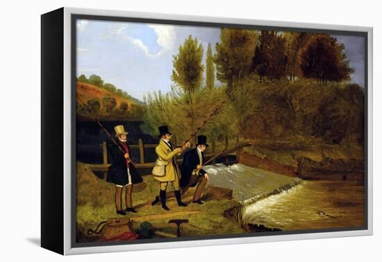 Going Fishing-James Pollard-Framed Stretched Canvas