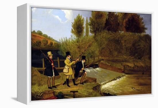 Going Fishing-James Pollard-Framed Stretched Canvas