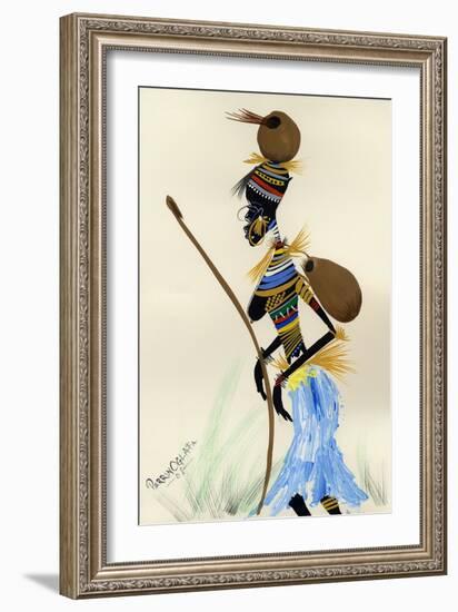 Going for a Hunt 1, 2008-Oglafa Ebitari Perrin-Framed Giclee Print