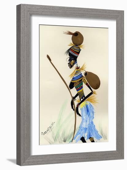 Going for a Hunt 1, 2008-Oglafa Ebitari Perrin-Framed Giclee Print