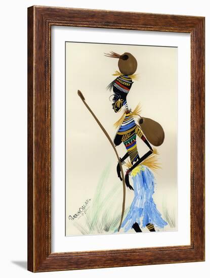 Going for a Hunt 1, 2008-Oglafa Ebitari Perrin-Framed Giclee Print