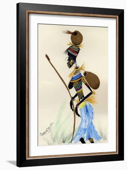 Going for a Hunt 1, 2008-Oglafa Ebitari Perrin-Framed Giclee Print