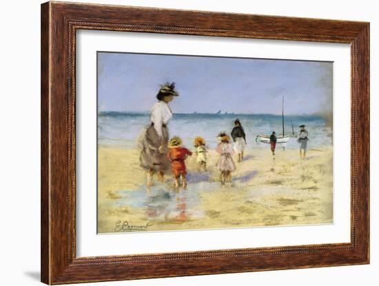 Going for a Paddle-Emile Cagniart-Framed Giclee Print