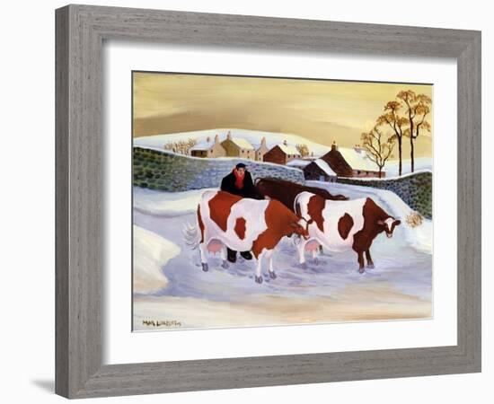 Going for Milking-Margaret Loxton-Framed Giclee Print