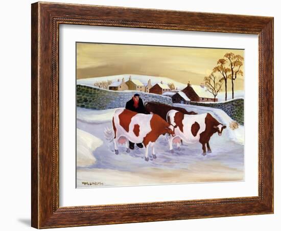 Going for Milking-Margaret Loxton-Framed Giclee Print