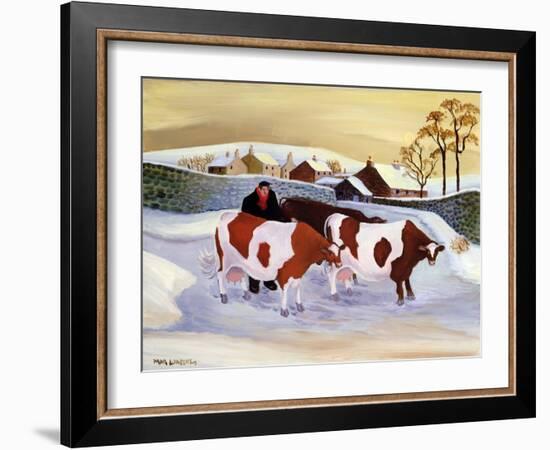 Going for Milking-Margaret Loxton-Framed Giclee Print