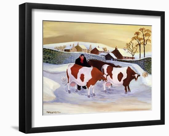 Going for Milking-Margaret Loxton-Framed Giclee Print