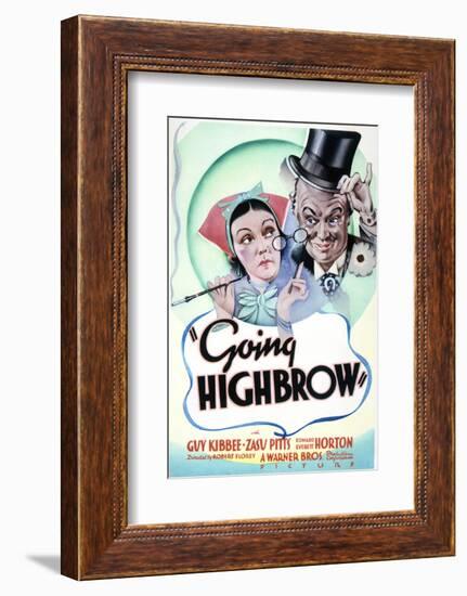 Going Highbrow - Movie Poster Reproduction-null-Framed Photo