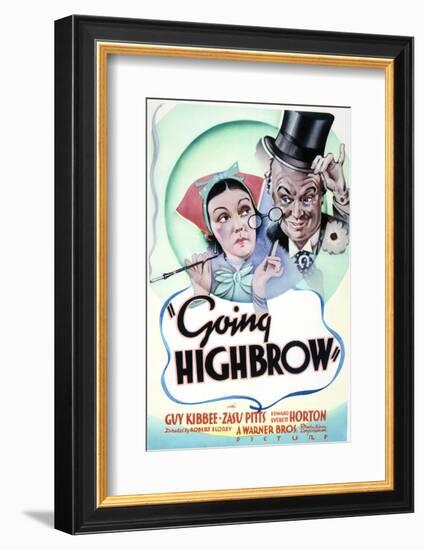 Going Highbrow - Movie Poster Reproduction-null-Framed Photo