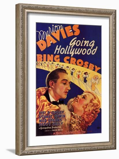Going Hollywood, 1933-null-Framed Premium Giclee Print