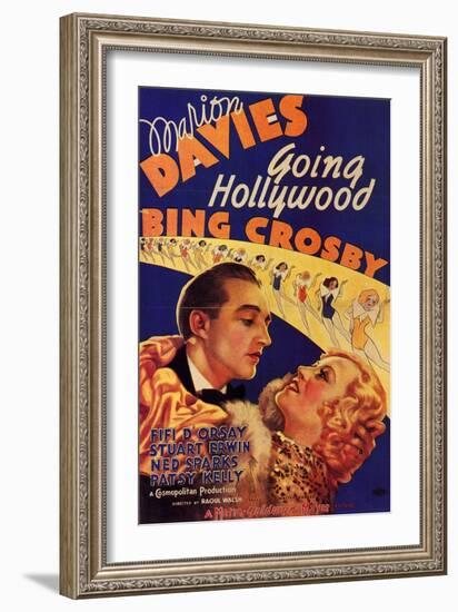 Going Hollywood, 1933-null-Framed Art Print