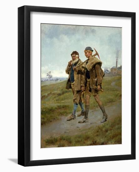 Going Home, 1888-Ralph Hedley-Framed Giclee Print