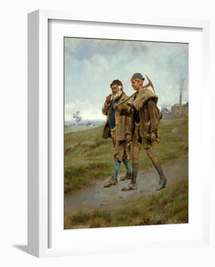 Going Home, 1888-Ralph Hedley-Framed Giclee Print