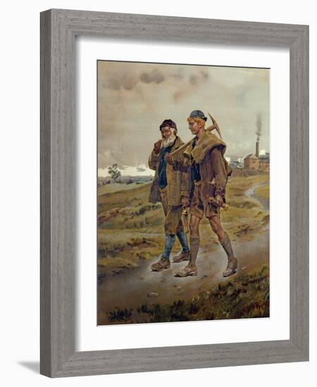 Going Home, 1889-Ralph Hedley-Framed Giclee Print