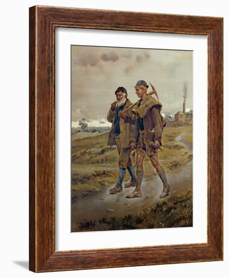 Going Home, 1889-Ralph Hedley-Framed Giclee Print