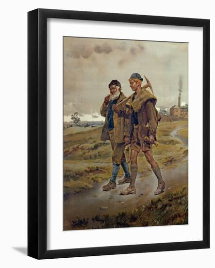 Going Home, 1889-Ralph Hedley-Framed Giclee Print