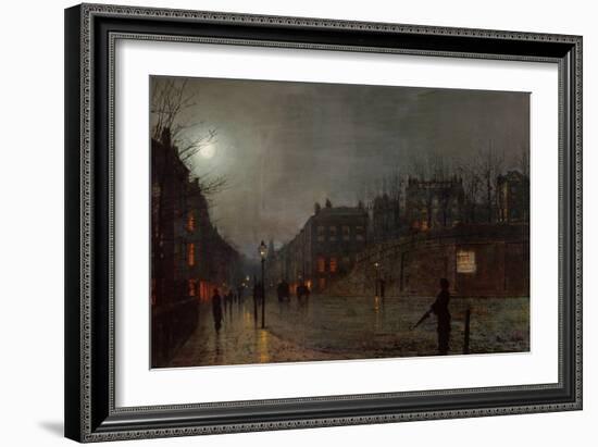 Going Home at Dusk, 1882-John Atkinson Grimshaw-Framed Giclee Print