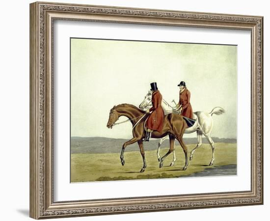 Going Home, Meltonians as They Were, from 'The Meltonians', Engraved by George Hunt, 1823-Henry Thomas Alken-Framed Giclee Print