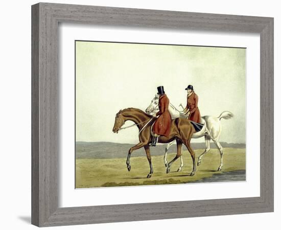 Going Home, Meltonians as They Were, from 'The Meltonians', Engraved by George Hunt, 1823-Henry Thomas Alken-Framed Giclee Print