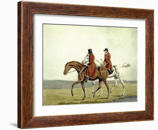Going Home, Meltonians as They Were, from 'The Meltonians', Engraved by George Hunt, 1823-Henry Thomas Alken-Framed Giclee Print