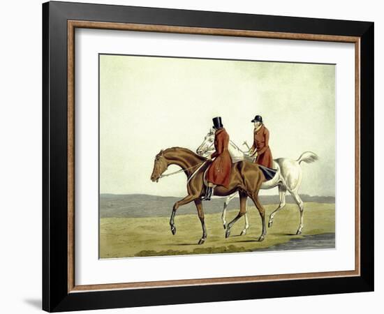 Going Home, Meltonians as They Were, from 'The Meltonians', Engraved by George Hunt, 1823-Henry Thomas Alken-Framed Giclee Print