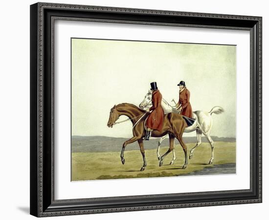 Going Home, Meltonians as They Were, from 'The Meltonians', Engraved by George Hunt, 1823-Henry Thomas Alken-Framed Giclee Print