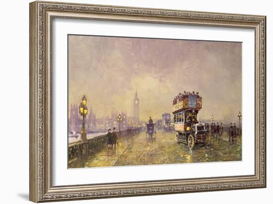 Going Home, Westminster Bridge-John Sutton-Framed Giclee Print