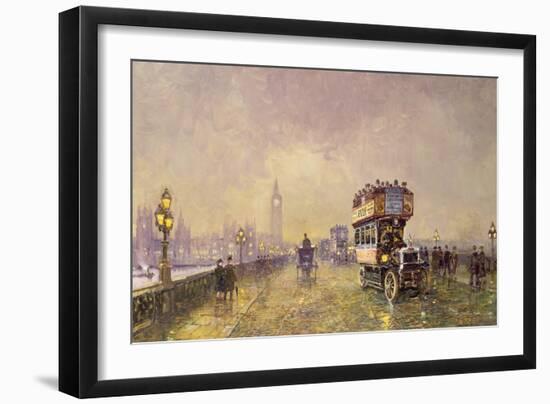 Going Home, Westminster Bridge-John Sutton-Framed Giclee Print