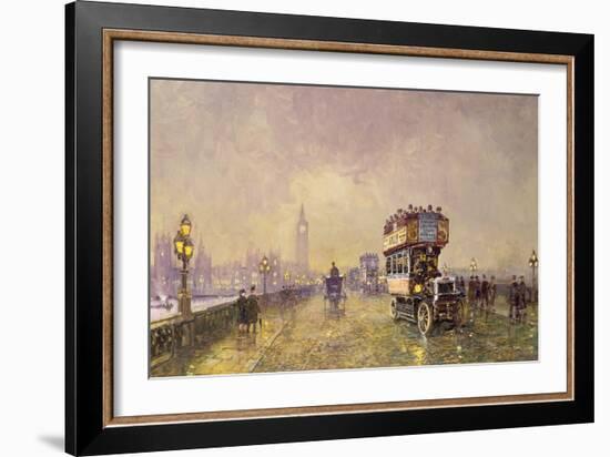 Going Home, Westminster Bridge-John Sutton-Framed Giclee Print