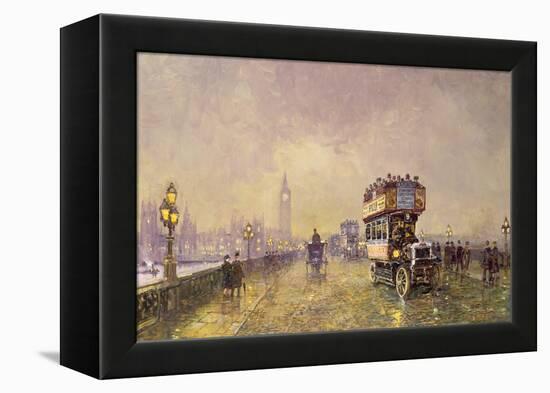 Going Home, Westminster Bridge-John Sutton-Framed Premier Image Canvas