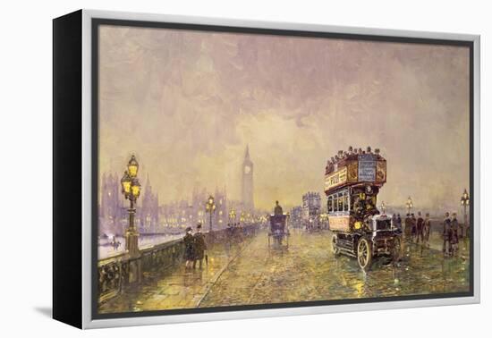 Going Home, Westminster Bridge-John Sutton-Framed Premier Image Canvas