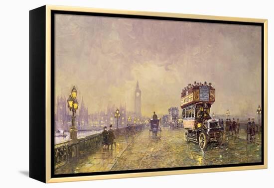 Going Home, Westminster Bridge-John Sutton-Framed Premier Image Canvas