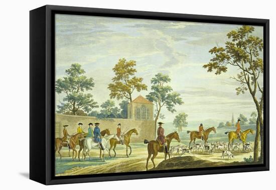 Going Out in the Morning, Engraved by P.C. Canot-James Seymour-Framed Premier Image Canvas