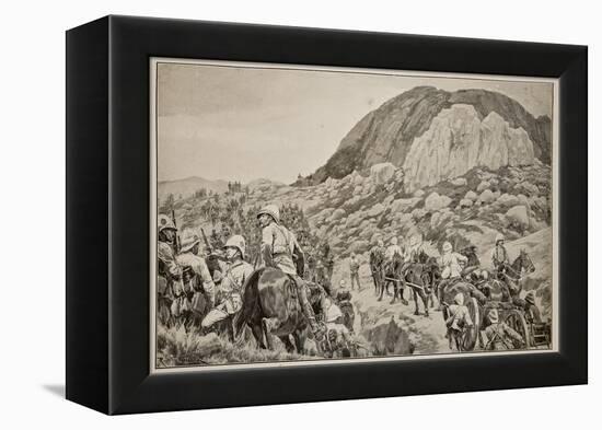 Going Out to the Attack on Spion Kop on January 24Th-Richard Caton Woodville-Framed Premier Image Canvas