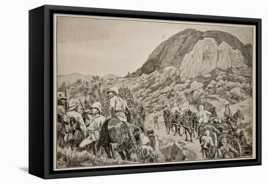 Going Out to the Attack on Spion Kop on January 24Th-Richard Caton Woodville-Framed Premier Image Canvas