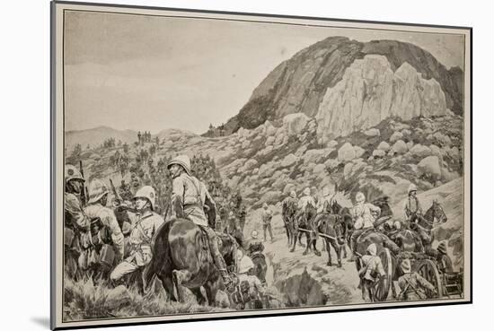 Going Out to the Attack on Spion Kop on January 24Th-Richard Caton Woodville-Mounted Giclee Print