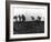 Going Over the Top, Soldiers Climbing over Trench on First Day of Battle of Somme, July 1, 1916-null-Framed Giclee Print