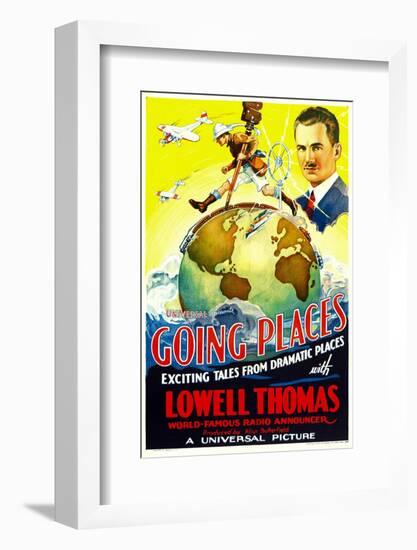 Going Places, Lowell Thomas, 1935-null-Framed Photo