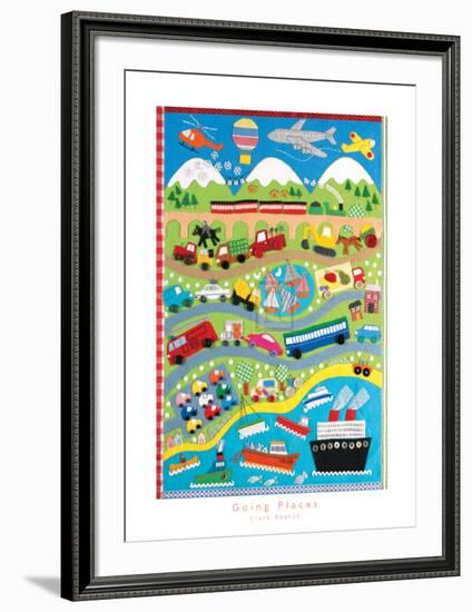 Going Places-Clare Beaton-Framed Art Print