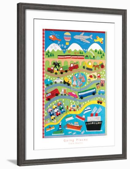 Going Places-Clare Beaton-Framed Art Print