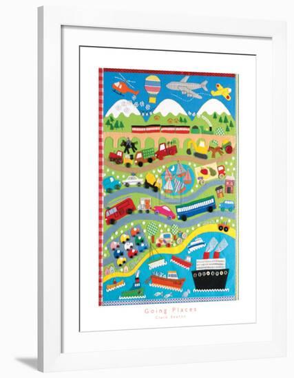 Going Places-Clare Beaton-Framed Art Print