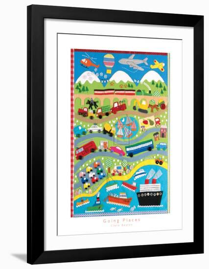 Going Places-Clare Beaton-Framed Art Print