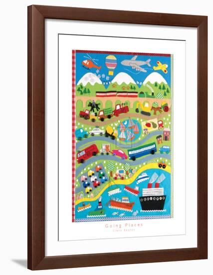 Going Places-Clare Beaton-Framed Art Print